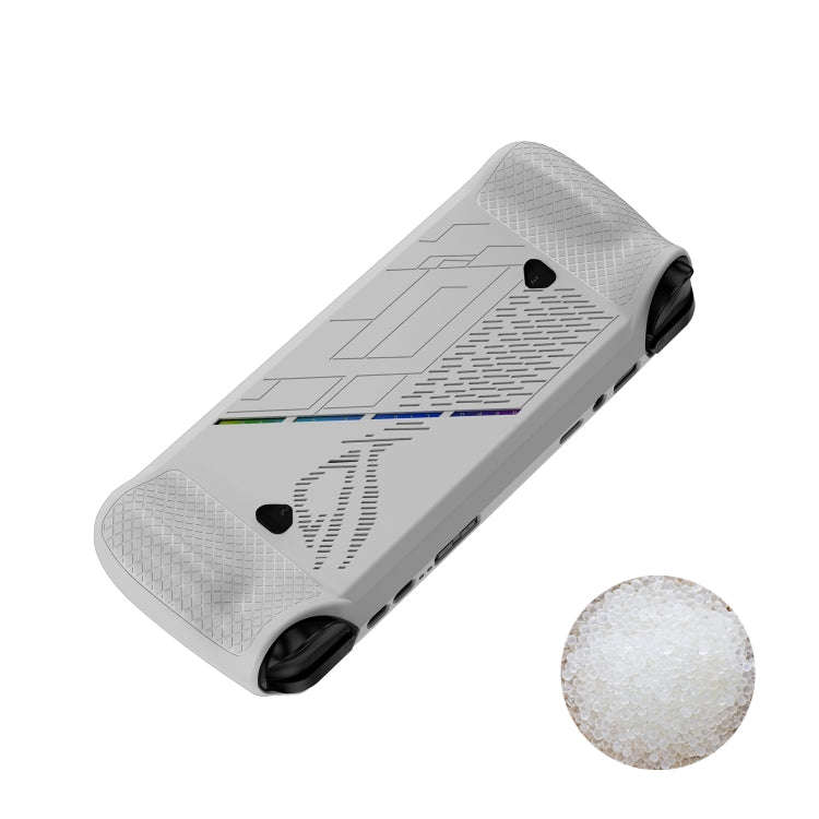 For ASUS ROG Ally X Game Console Silicone Protective Case(White)