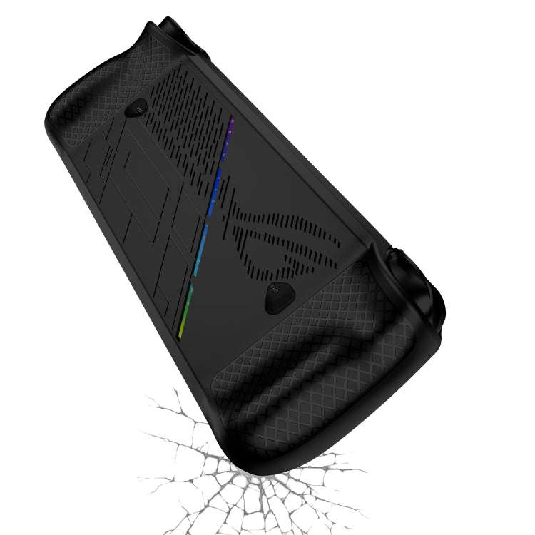 For ASUS ROG Ally X Game Console Silicone Protective Case(Black)
