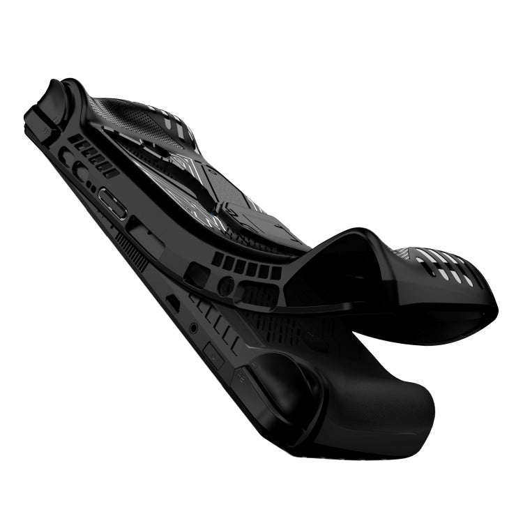 For ASUS ROG Ally X Game Console TPU Protective Case with Stand(Black)