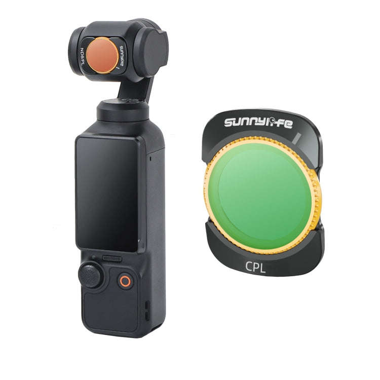 For DJI Osmo Pocket 3 Sunnylife Camera Lens Magnetic Metal Filter, No Impact On Gimbal Reset, Fil...