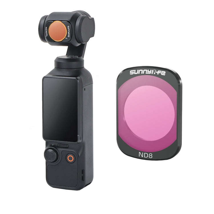 For DJI Osmo Pocket 3 Sunnylife Camera Lens Magnetic Metal Filter, No Impact On Gimbal Reset, Fil...