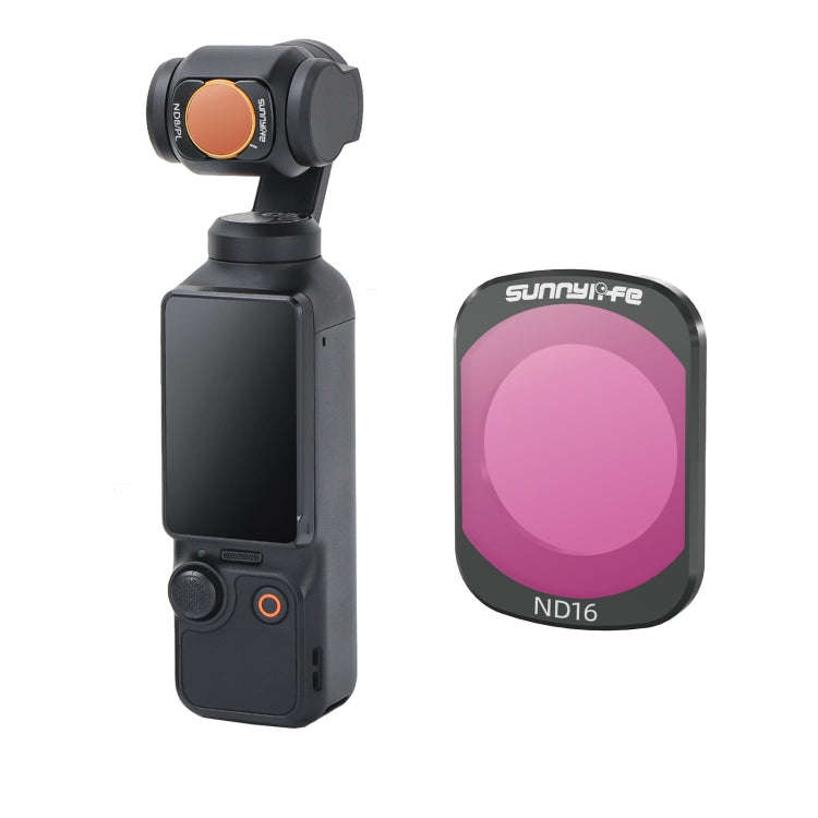 For DJI Osmo Pocket 3 Sunnylife Camera Lens Magnetic Metal Filter, No Impact On Gimbal Reset, Fil...