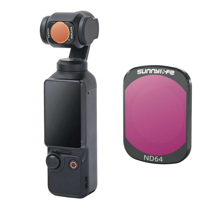 For DJI Osmo Pocket 3 Sunnylife Camera Lens Magnetic Metal Filter, No Impact On Gimbal Reset, Fil...