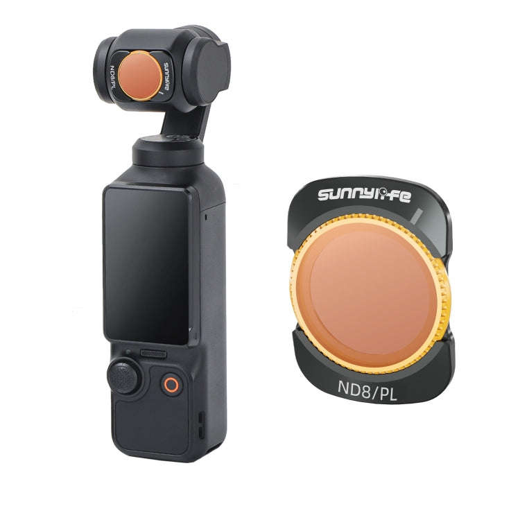 For DJI Osmo Pocket 3 Sunnylife Camera Lens Magnetic Metal Filter, No Impact On Gimbal Reset, Fil...