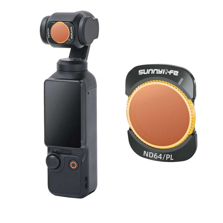 For DJI Osmo Pocket 3 Sunnylife Camera Lens Magnetic Metal Filter, No Impact On Gimbal Reset, Fil...