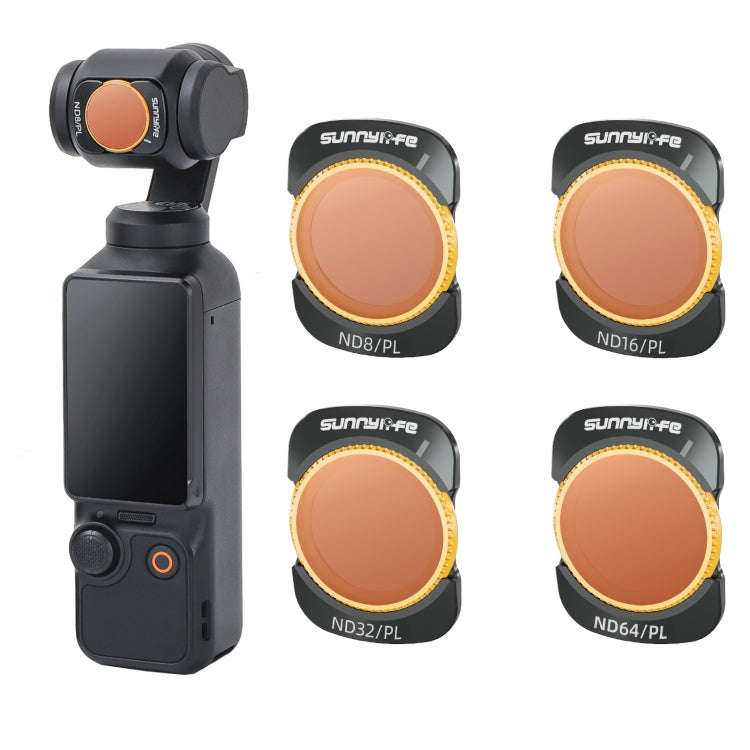For DJI Osmo Pocket 3 Sunnylife Camera Lens Magnetic Metal Filter, No Impact On Gimbal Reset, Fil...