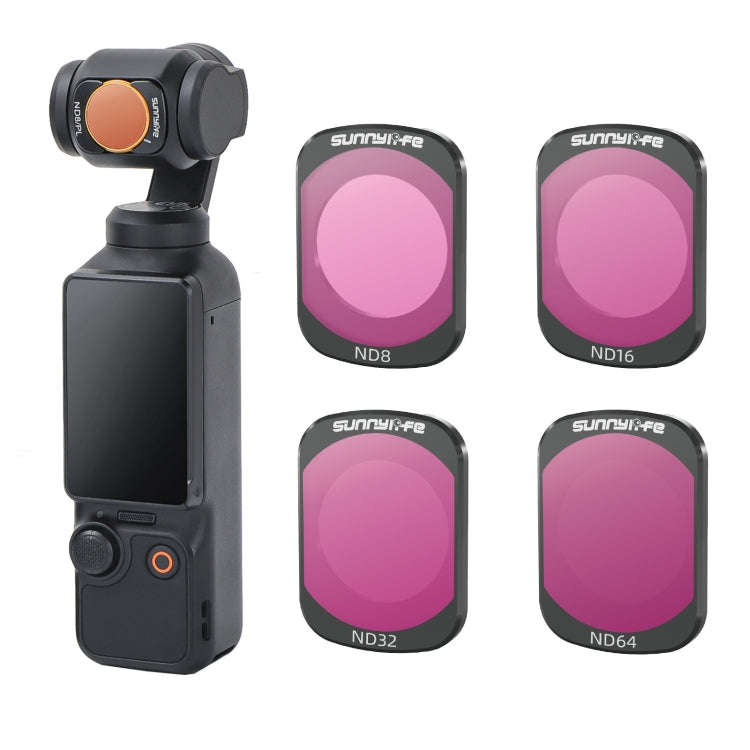For DJI Osmo Pocket 3 Sunnylife Camera Lens Magnetic Metal Filter, No Impact On Gimbal Reset, Fil...