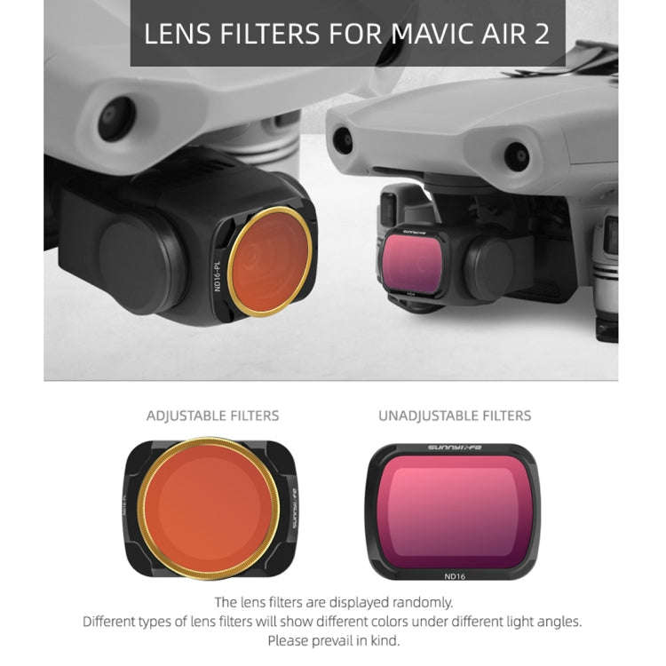 Sunnylife AIR2-FI9282 For DJI Mavic Air 2 ND32-PL Coating Film Lens Filter