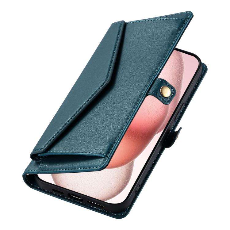 For Motorola Edge 60 Pro Wallet Multi-card Slot Leather Phone Case with Lanyard(Green)