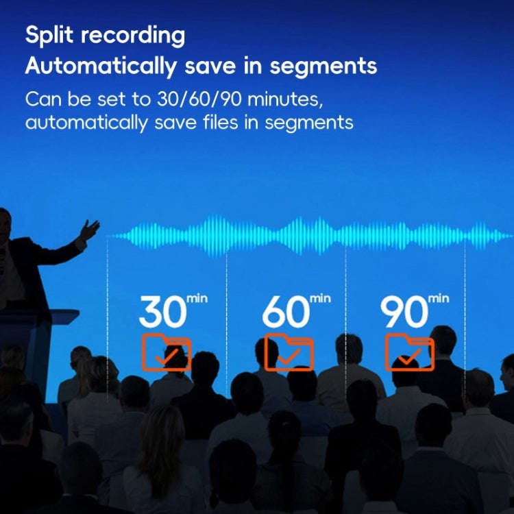 S7 HD Color Screen Smart Noise Reduction Voice Recorder(Black)