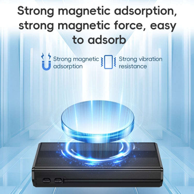 ZD42B Magnetic Sound Control Smart Noise Reduction Voice Recorder, Memory:16GB(Black)