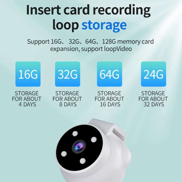 A9 Pet Recorder Tracking Playback IPX6 Waterproof(White)