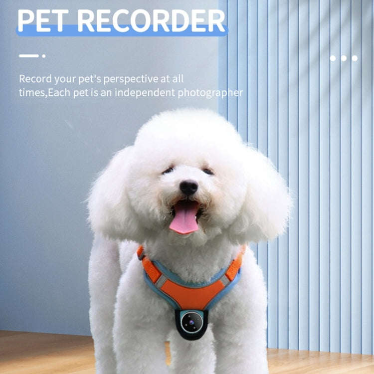 A9 Pet Recorder Tracking Playback IPX6 Waterproof(White)