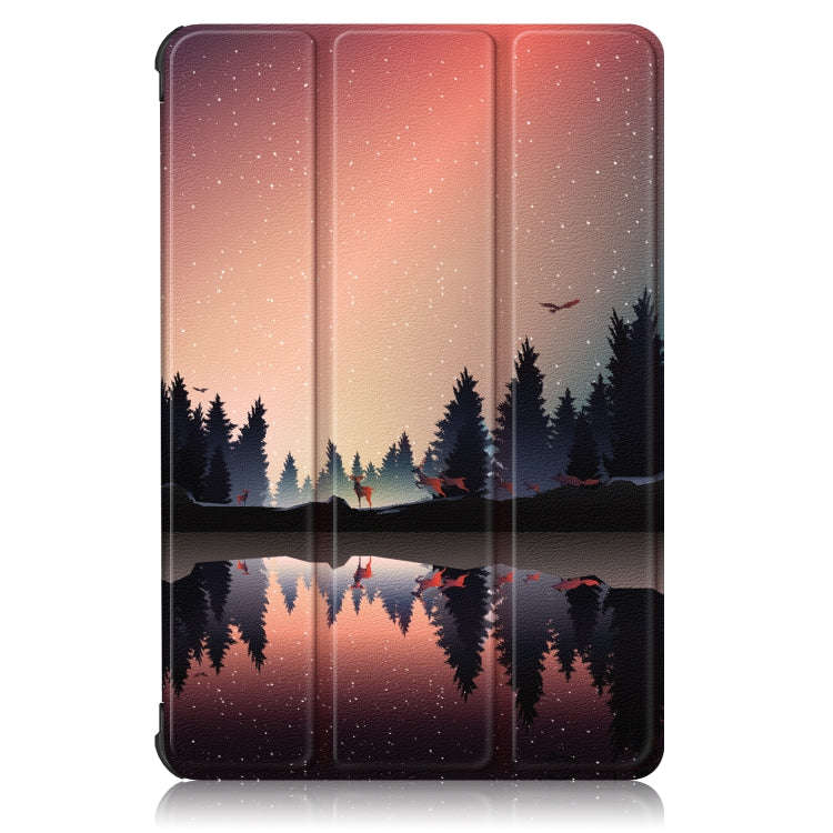 For Huawei Enjoy Tablet 2 10.1 inch / Honor Pad 6 10.1 inch Colored Drawing Pattern Horizontal Fl...