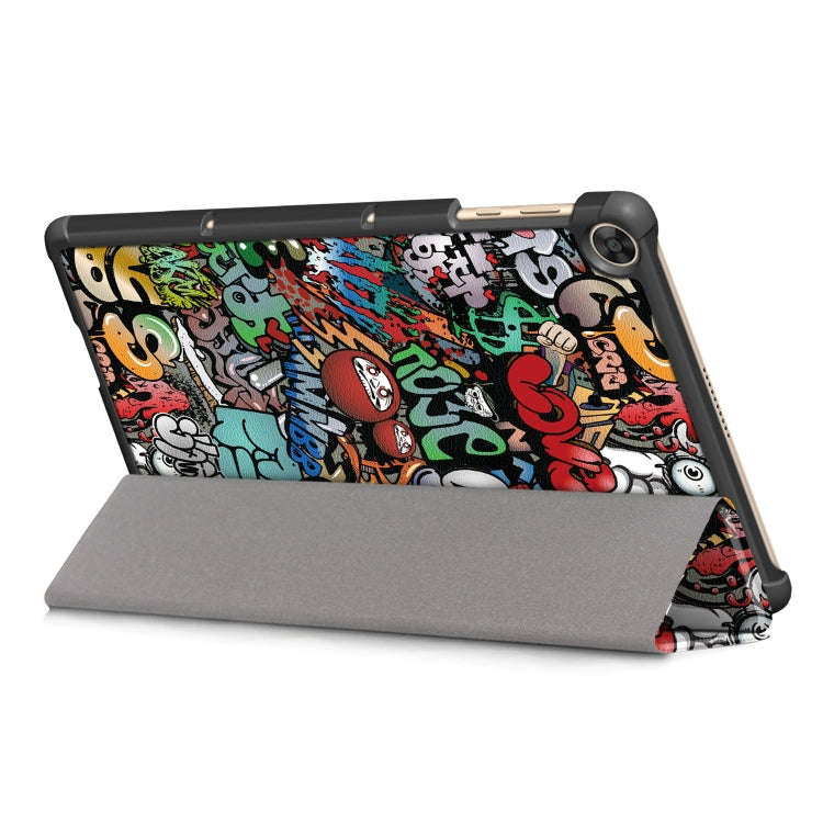 For Huawei Enjoy Tablet 2 10.1 inch / Honor Pad 6 10.1 inch Colored Drawing Pattern Horizontal Fl...
