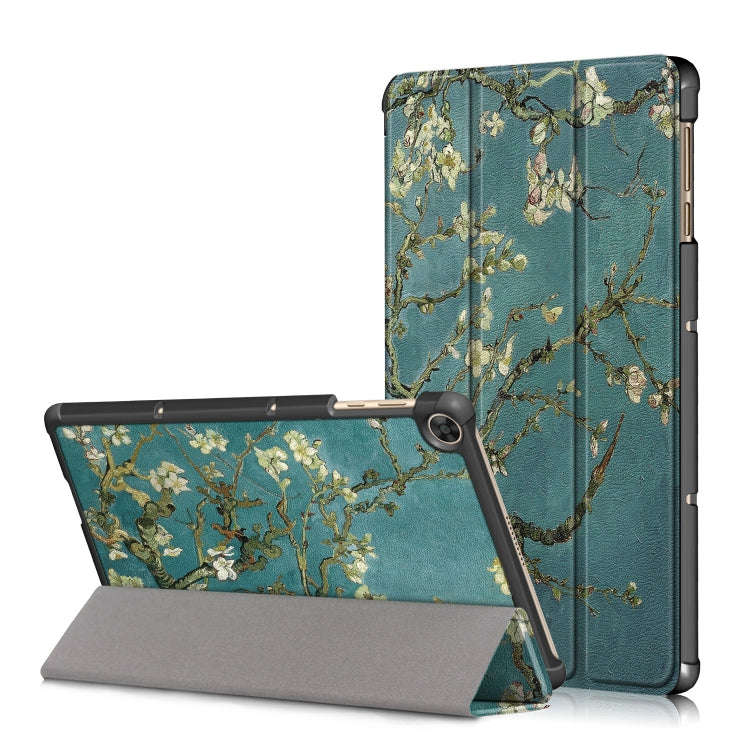 For Huawei Enjoy Tablet 2 10.1 inch / Honor Pad 6 10.1 inch Colored Drawing Pattern Horizontal Fl...