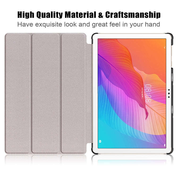 For Huawei Enjoy Tablet 2 10.1 inch / Honor Pad 6 10.1 inch Solid Color Horizontal Flip Leather C...