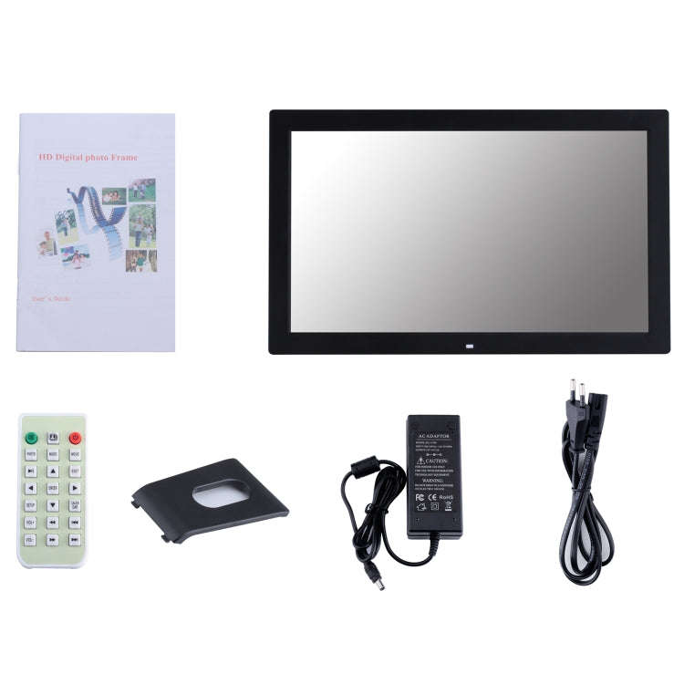23.6 inch LED Screen Digital Photo Frame, Plug Type:EU Plug(Black)