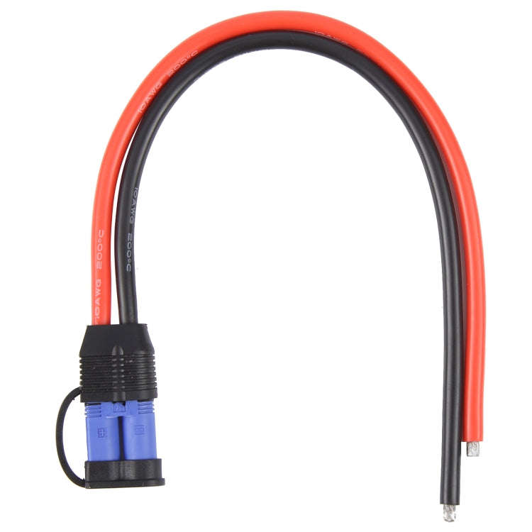 EC5 Male Connector Cable Car Power Emergency Start Silicone Soft Cable, Length:30cm