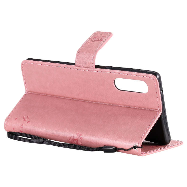 For LG G9 Tree & Cat Embossed Pattern Horizontal Flip Leather Case with Holder & Card Slots & Wal...