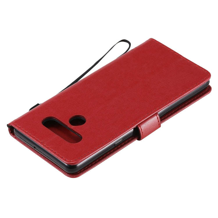 For LG Stylo 6 Tree & Cat Embossed Pattern Horizontal Flip Leather Case with Holder & Card Slots ...