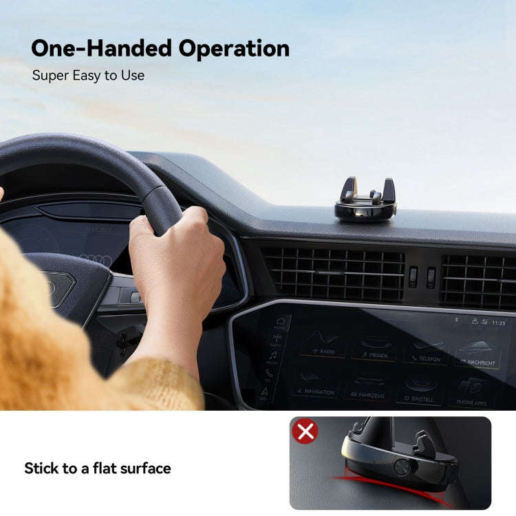 JOYROOM JR-ZS330 Dundun No.3 Vehicle Mounted Bracket Dashboard Car Phone Holder(Black)