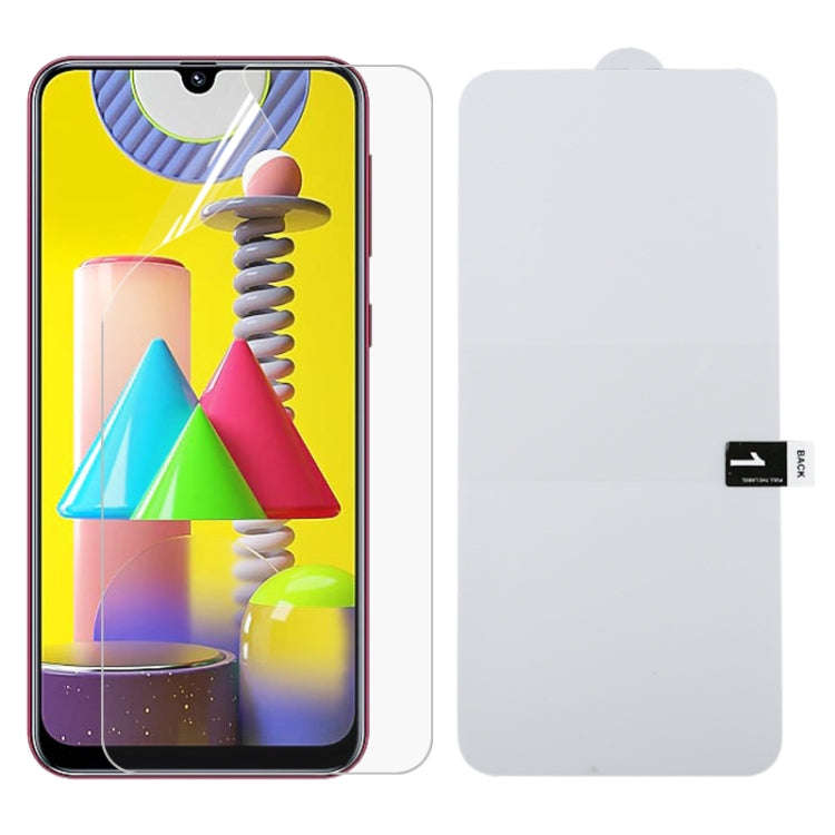 For Samsung Galaxy M31 Full Screen Protector Explosion-proof Hydrogel Film