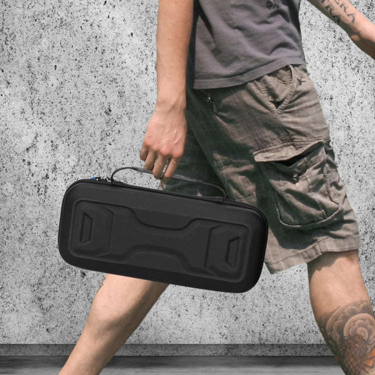 For Sony PlayStation Portal Portable Game Console Storage Bag Kits(Black)