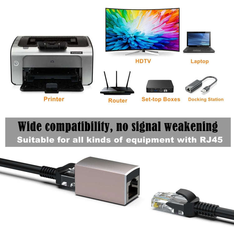 10Gbps RJ45 Female to Female in Line Coupler Cat8 / Cat7 / Cat6 / Cat5 Ethernet Cable Extender Ad...