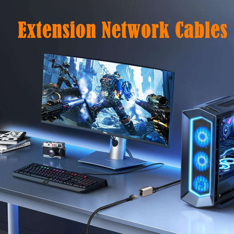 10Gbps RJ45 Female to Female in Line Coupler Cat8 / Cat7 / Cat6 / Cat5 Ethernet Cable Extender Ad...