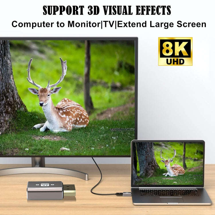 8K Ultra DP Male to Male Adapter