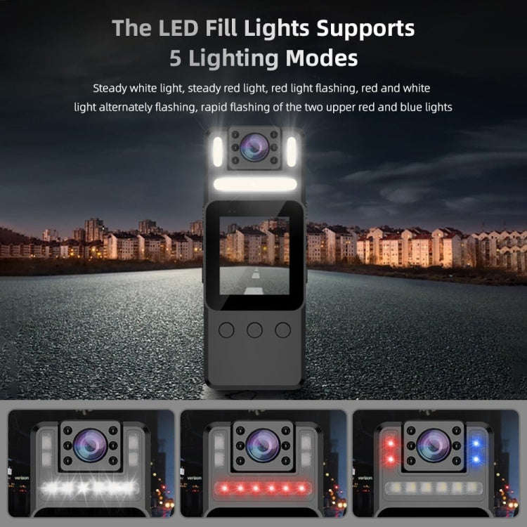 S6 1080P 1.54 inch IPS Screen Multi-function Video Recorder with Infrared Night Vision(Black)