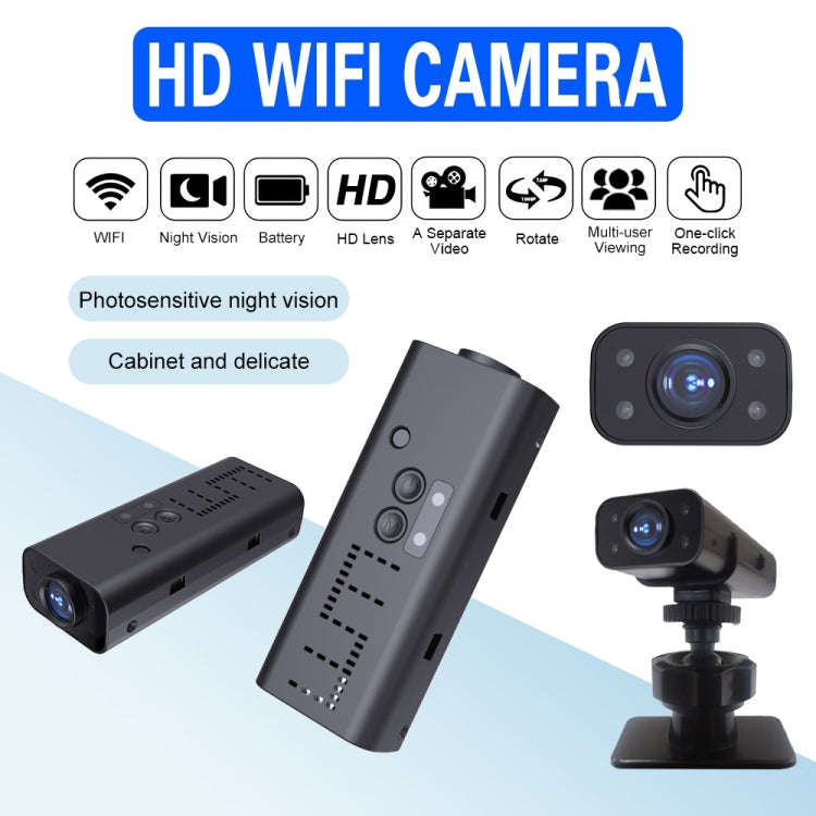 WK13 720P Smart Remote Wifi Camera Supports Infrared Night Vision(Black)