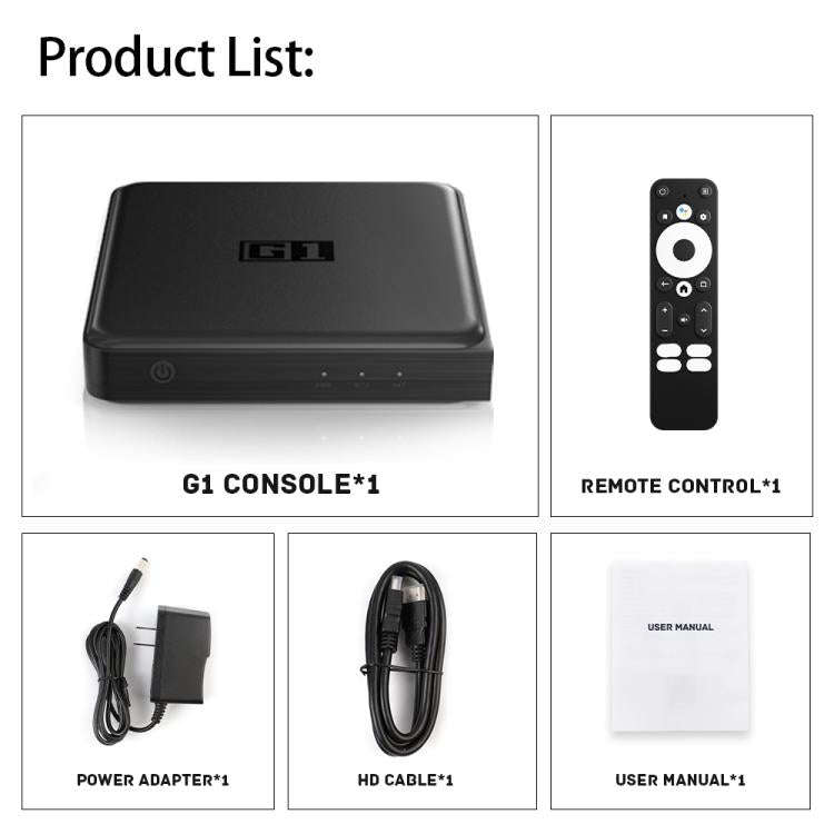 G1 Cortex-A55 Android 11 Quad-core CPU 4K HD Internet Set-top Box with Remote Control, 4GB+32GB(A...