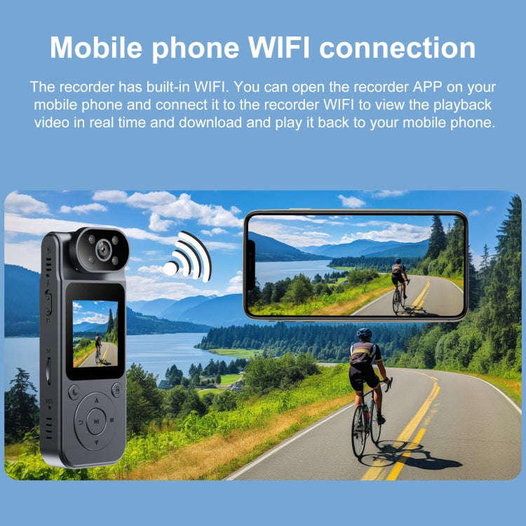 L19 180 Degree Rotation 4K High-definition Travel Recorder, Wifi Version