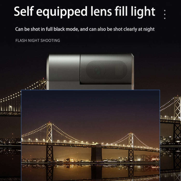 B40 1080P Portable Mini Camera HD Video Recorder Support Night Vision(Silver)