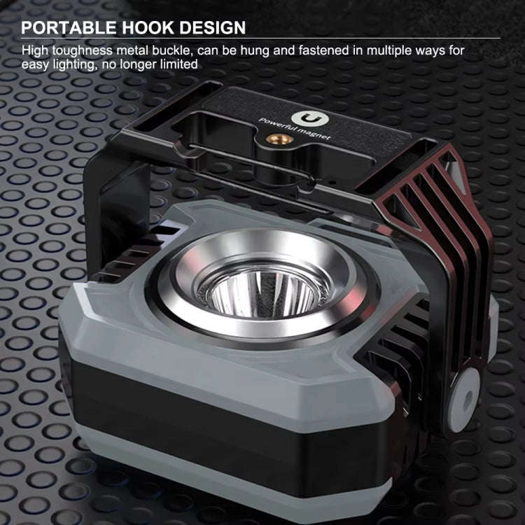 KXK-786 Multifunctional Floodlight Spotlight Outdoor Portable Working Light(Grey Black)