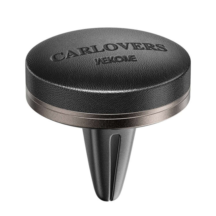 WEKOME WT-CA07 K-Captain Genuine Leather Solid Car Aroma Diffuser(Black)