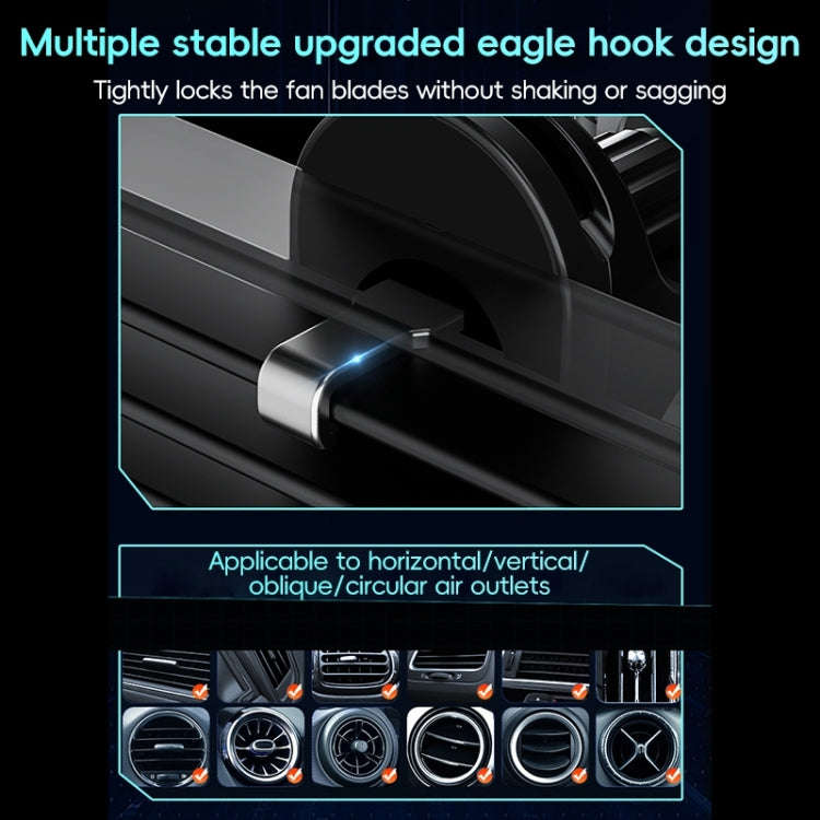 WEKOME WP-U208 15W Mechanical Transparent Wireless Charging Car Holder(Grey)