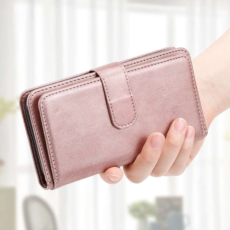 For Sony Xpeira 1 II Multifunctional Magnetic Copper Buckle Horizontal Flip Solid Color Leather C...
