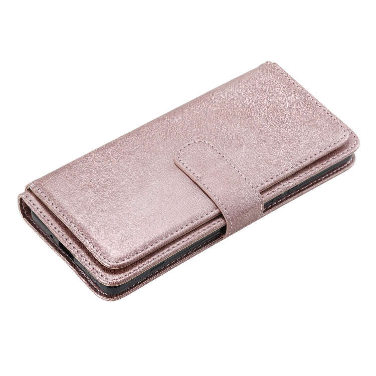 For Sony Xpeira 1 II Multifunctional Magnetic Copper Buckle Horizontal Flip Solid Color Leather C...