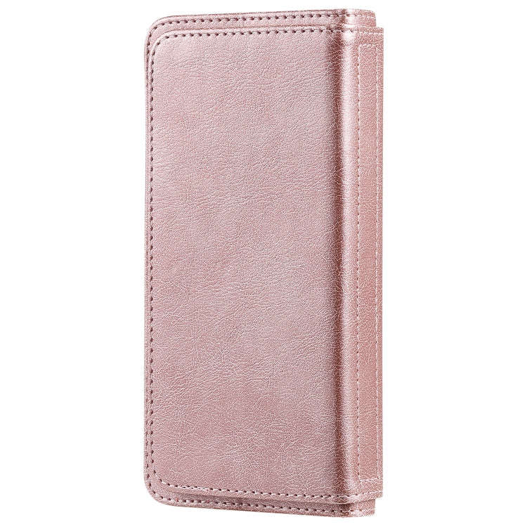 For Sony Xpeira 10 II Multifunctional Magnetic Copper Buckle Horizontal Flip Solid Color Leather ...