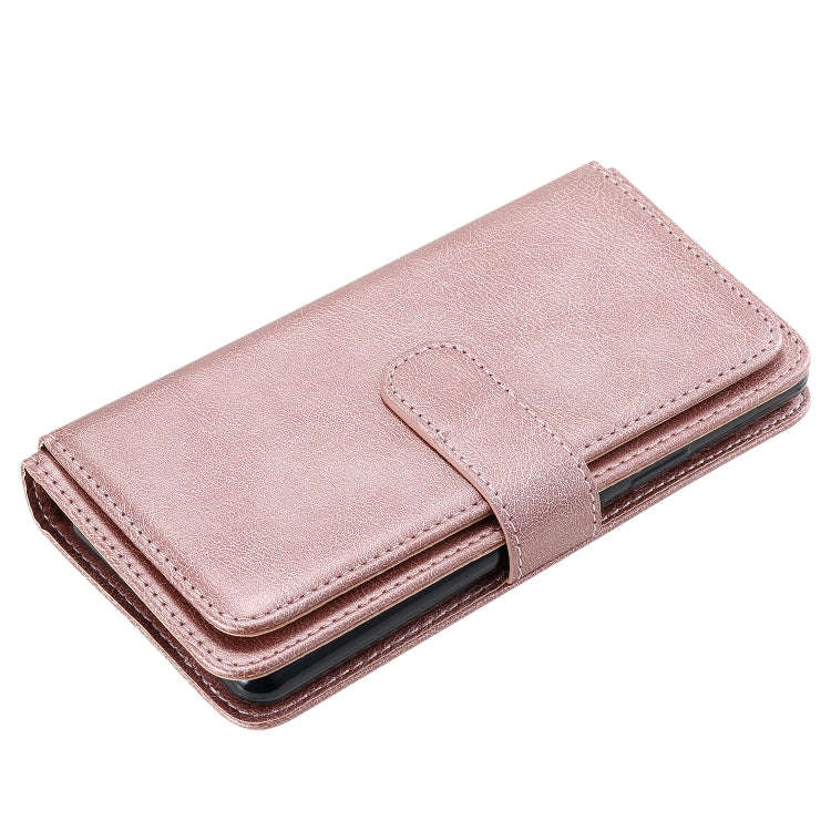 For Sony Xpeira 10 II Multifunctional Magnetic Copper Buckle Horizontal Flip Solid Color Leather ...