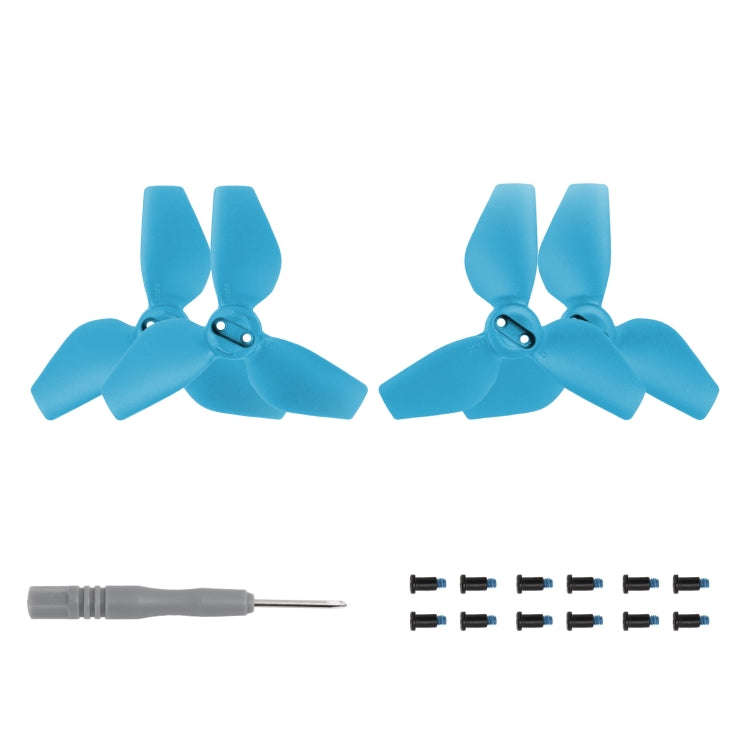 For DJI Neo Sunnylife 2016S Drone Color 3-Blade Propeller, Quantity:2 pairs(Blue)
