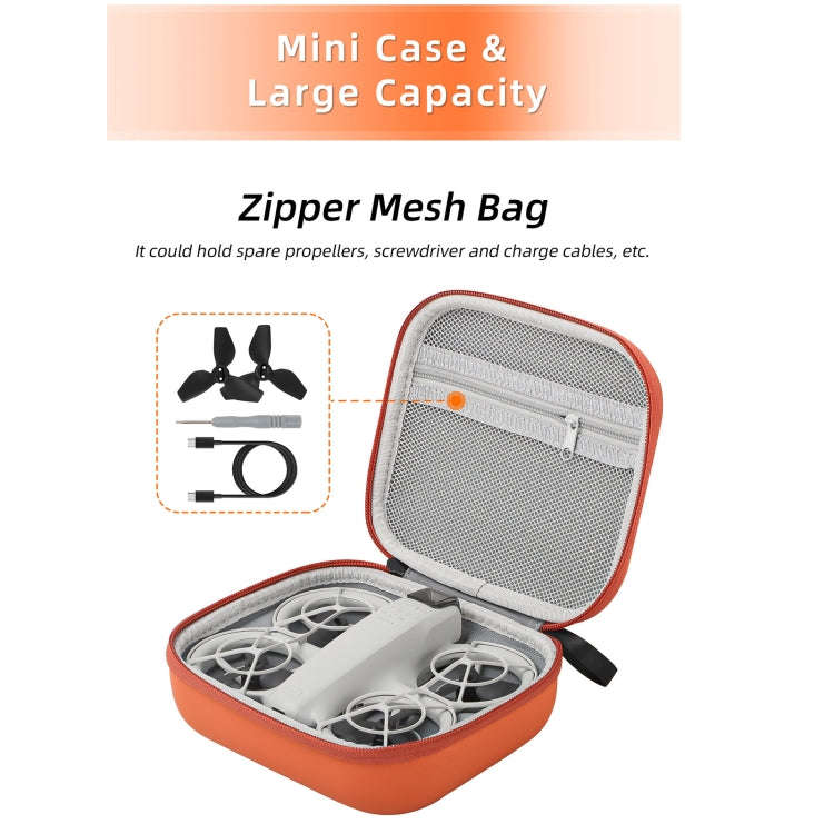 For DJI Neo Sunnylife Body Storage Case Box Suitcase(Black)