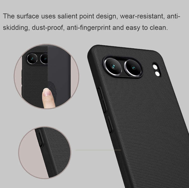For OnePlus Nord 4 5G NILLKIN Frosted PC Phone Case(Black)