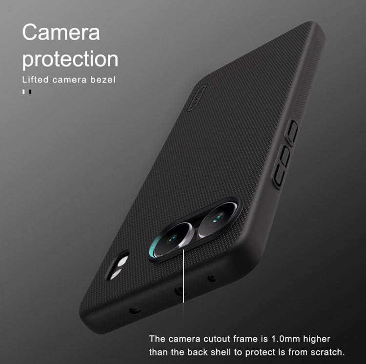 For OnePlus Nord 4 5G NILLKIN Frosted PC Phone Case(Black)