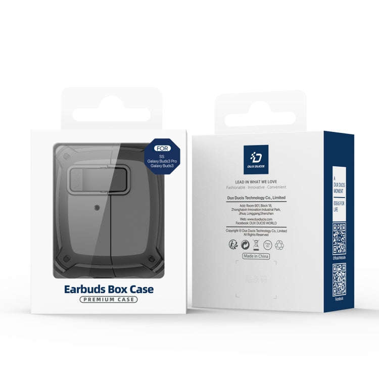 For Samsung Galaxy Buds3 / 3 Pro DUX DUCIS SECH Series Earbuds Box Protective Case(White)
