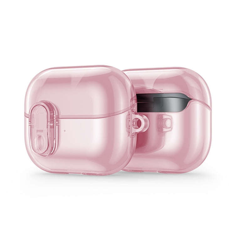 For Samsung Galaxy Buds3 / 3 Pro DUX DUCIS SECI Series Earbuds Box Protective Case(Clear Pink)