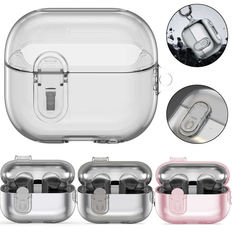 For Samsung Galaxy Buds3 / 3 Pro DUX DUCIS SECI Series Earbuds Box Protective Case(Clear Pink)